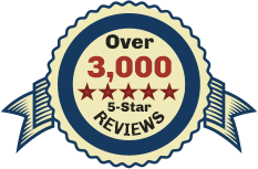 Over 3000 5-Star Reviews