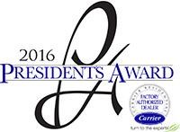 Carrier 2016 Presidents Award