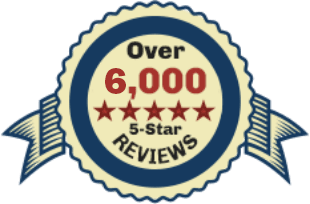 Over 6000 5-Star Reviews.